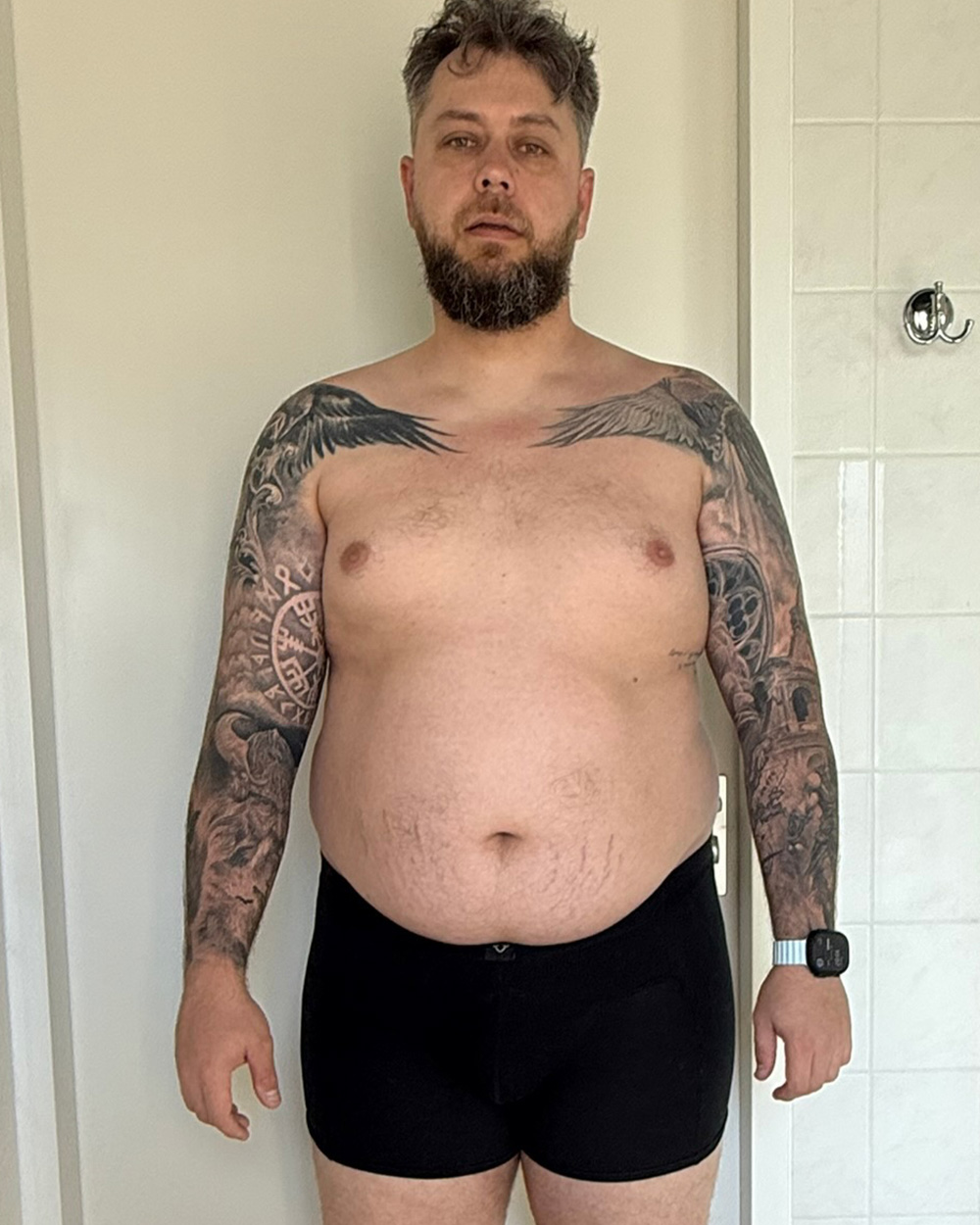 Month zero, 147kg